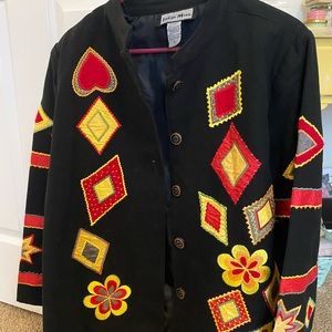 Vintage indigo moon coat